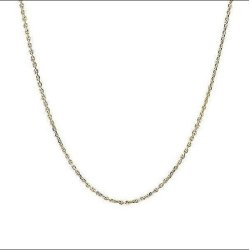 Anker facet halskde 8 karat guld 0,35mm flere lngder