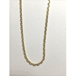 Anker facet forgyldt slv kde 0,5mm-42cm lang 