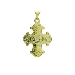 Dagmarkors forgyldt slv vedhng 20X17 mm - 925