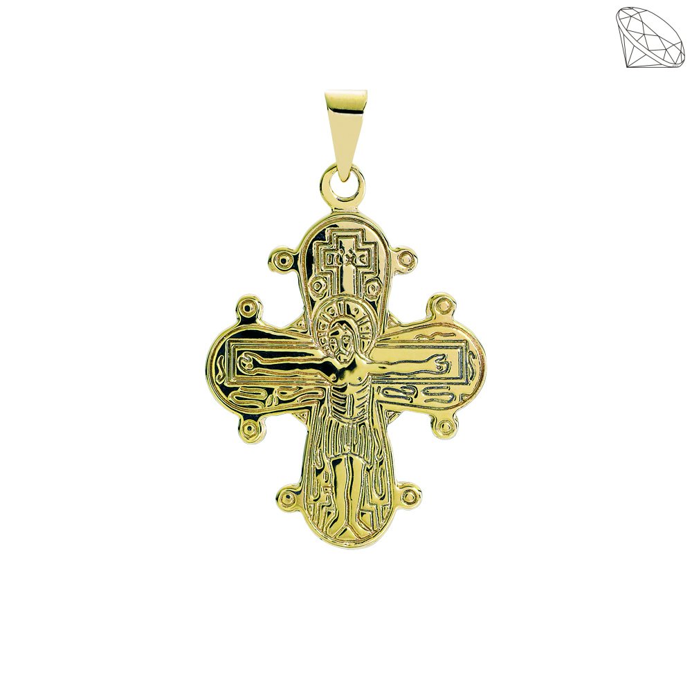 Dagmarkors 8kt guld vedhng 20X17mm - 333