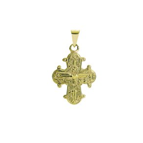 Dagmarkors 14kt guld vedhng 16X13mm - 585
