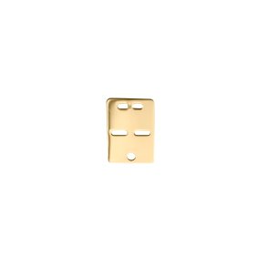 8 karat guld ID-Plade Vedhng 22X15mm
