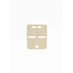 14 karat guld ID-Plade Vedhng 26X18mm