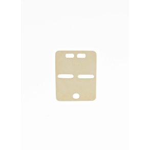 14 karat guld ID-Plade Vedhng 26X18mm