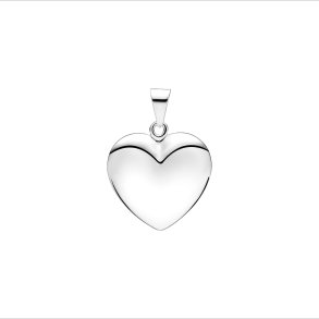 HJERTE VEDHNG SLV 14X16MM