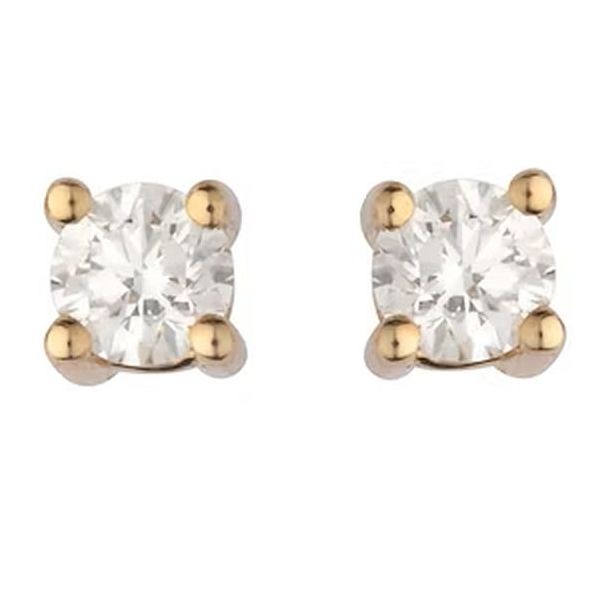 Diamant Øreringe og Ørestikker
