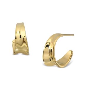 Halv creol slv forgyldt hulkilet