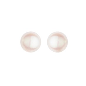 restik Perle Hvid p Slv 8mm