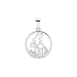 STJERNETEGN FRA STJERNEHIMLEN I POLERET SLV 20MM