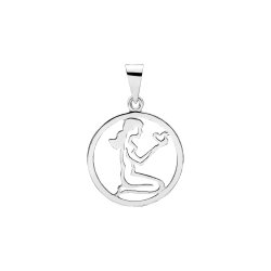 STJERNETEGN FRA STJERNEHIMLEN I POLERET SLV 20MM