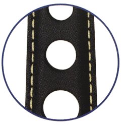 Retro "Cooper" Urrem i gte kalveskind med store huller - Rally PR516