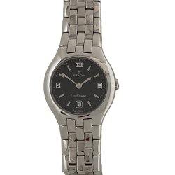 Edox Les Combes Swiss Made Dame ur i hjglans poleret stl