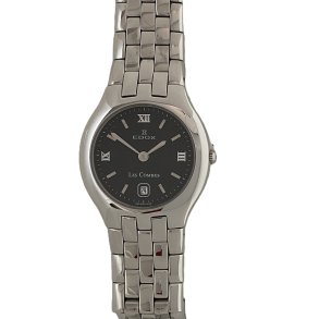 Edox Les Combes Swiss Made Dame ur i hjglans poleret stl