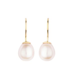 rebjle slv forgyldt ferskvandsperle drbe