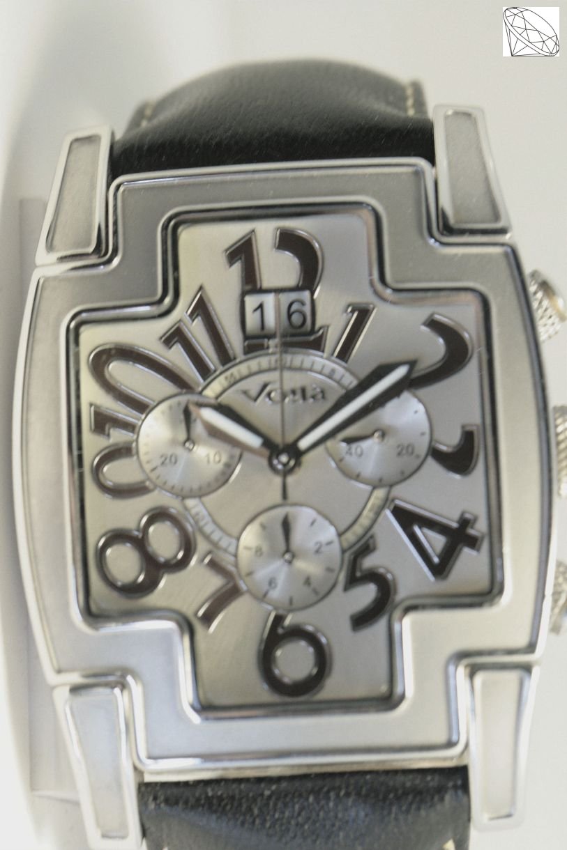  Herre "Voila" Chronograf med safirglas og rem
