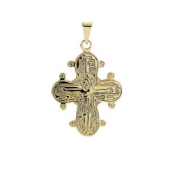 Dagmarkors forgyldt slv vedhng 20X17 mm - 925