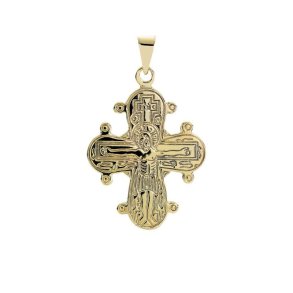 Dagmarkors forgyldt slv vedhng 20X17 mm - 925