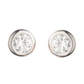 restik 14 karat hvidguld diamant 0,04ct WSI