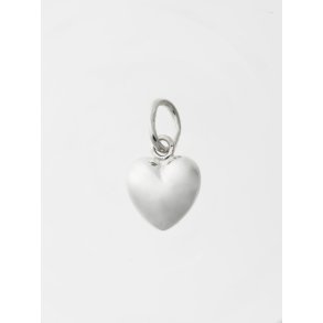 Hjerte slv vedhng 7x7mm - 925